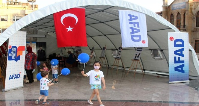 Afet Eğitim Çadırı açıldı