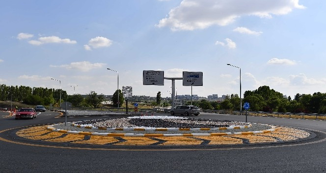 Ankara Büyükşehir Belediyesinden kuru peyzaj çalışması