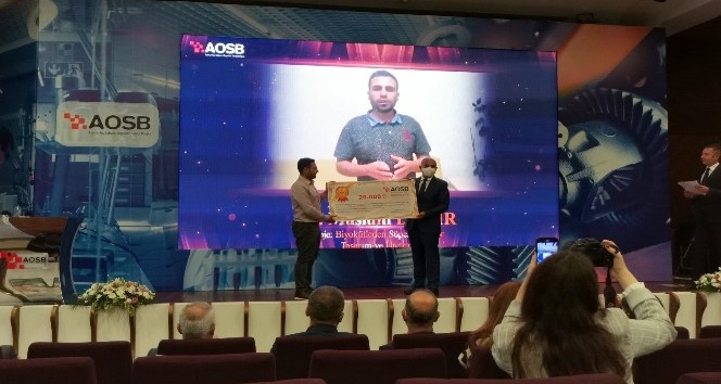 AOSB’den Öğretim Üyesi Müslüm Demir’e ikincilik ödülü