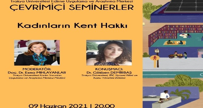 Edirne’de kadınların kent hakkı ele alındı