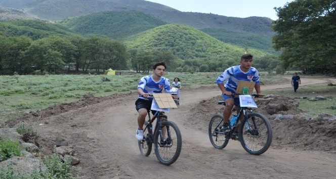 Aksaray’da Bisikletle Oryantiring Şampiyonası başladı