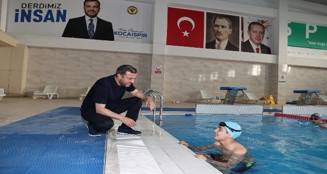 Ertuğrul Gazi kapalı yüzme havuzu 1 Temmuz’da açılıyor