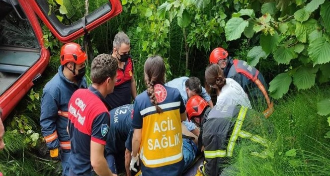 Ordu’da devrilen kamyonun sürücüsü öldü