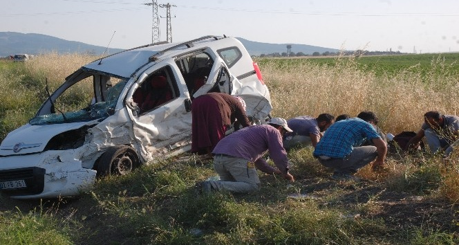 Yaralının kazada kopan parmağını zamana karşı yarışarak aradılar