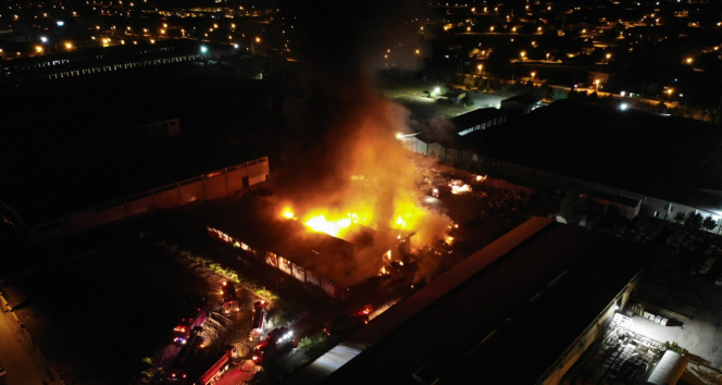 Elazığ OSBde korkutan yangın!