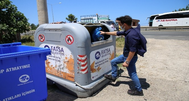 Fatsa’da çöpte ikili toplama sistemi