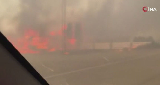 Aşırı sıcakların kasıp kavurduğu Kanadada orman yangını