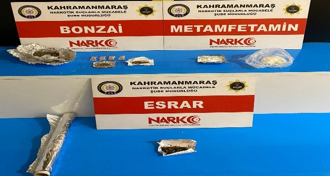 Kahramanmaraş’ta uyuşturucu operasyonunda 2 tutuklama