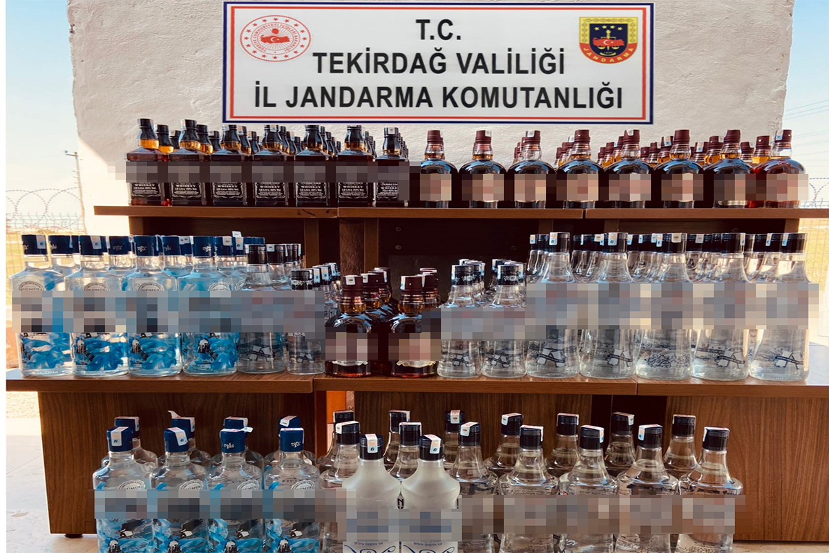 Çamaşır ve bulaşık makinalarından bile kaçak içki çıktı