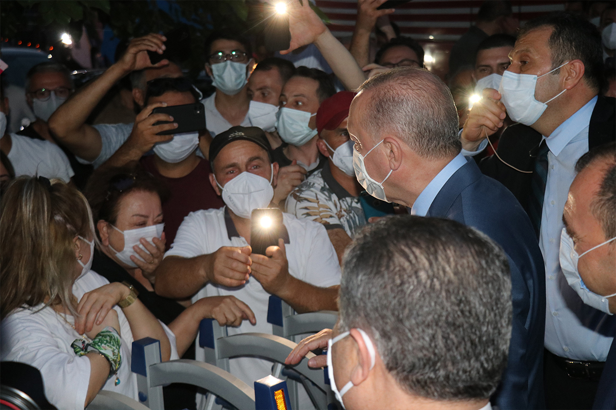 Cumhurbaşkanı Erdoğan’a sevgi seli