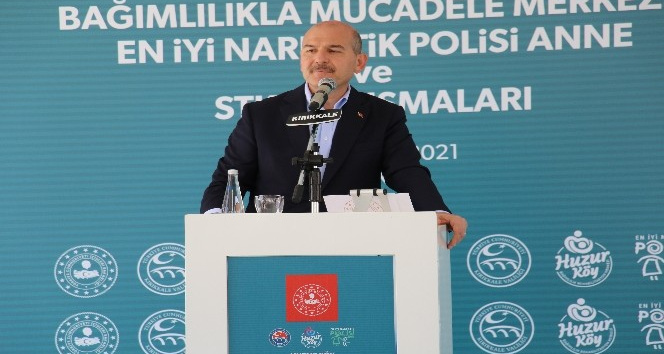 Bakan Soylu: “Sadece geçen yıl yakaladığımız uyuşturucunun piyasa değeri 165 milyar liradır”
