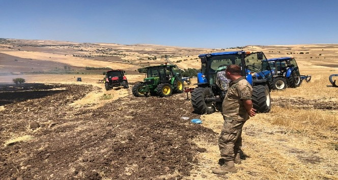 Tunceli’de 150 dönümlük ekili alan küle döndü