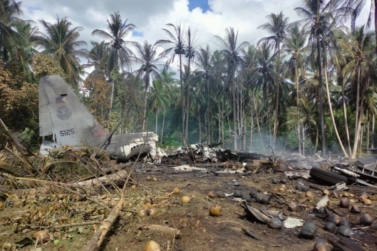 Filipinlerdeki askeri uçak kazasında ölü sayısı 45e yükseldi
