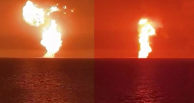 Hazar Denizinde büyük patlama!