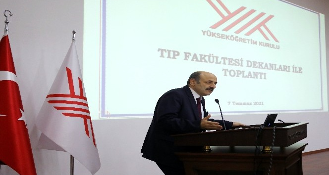 YÖK’te tıp fakültesi dekanları ile toplantı