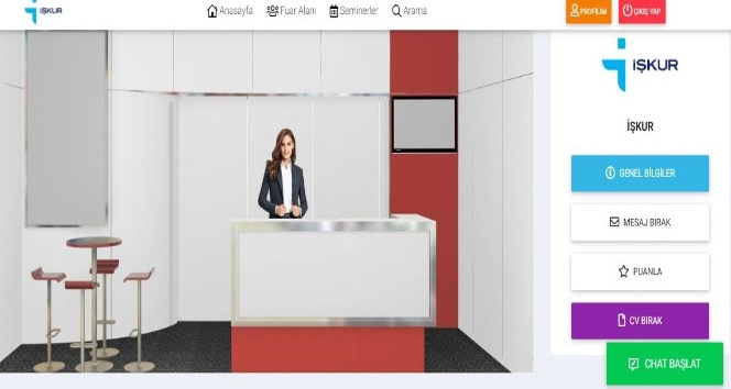 İşverenler sanal fuarda iş arayanlarla buluşuyor