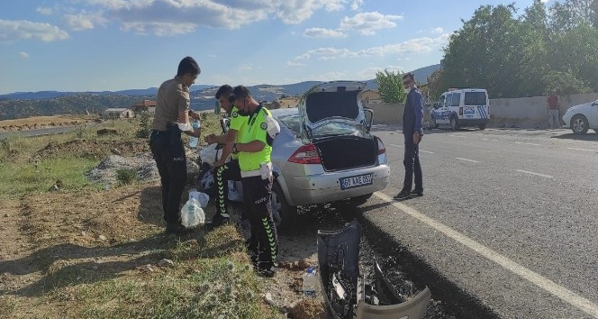 Yozgat’ta tır ile otomobil çarpıştı: 4 yaralı