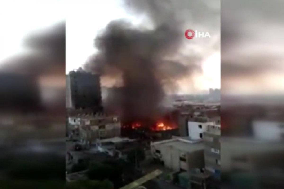 Mısır’da çeyiz pazarında yangın: 1 ölü, 5 yaralı