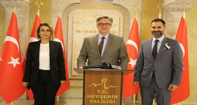 Romanya Ankara Büyükelçisi Tinca, Nevşehir Valisi Becel’i ziyaret etti