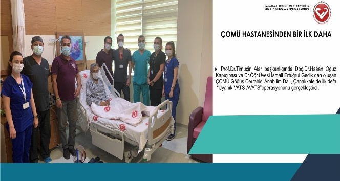 ÇOMÜ Hastanesinden bir ilk daha
