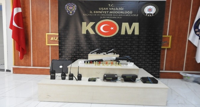 Uşak’ta silah kaçakçılarına yönelik operasyonda 1 kişi tutuklandı