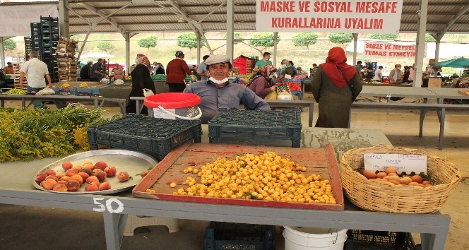 Tosya’da yerli ürünler pazara indi