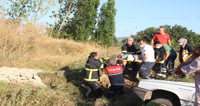 Takla atan otomobilde can pazarı