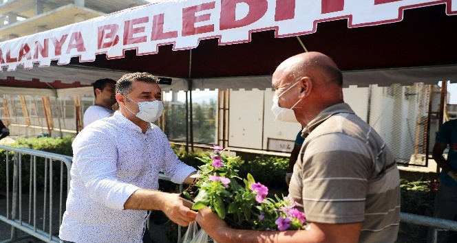 Alanya’da 29 mezarlıkta 61 bin adet çiçek fidesi dağıtılacak