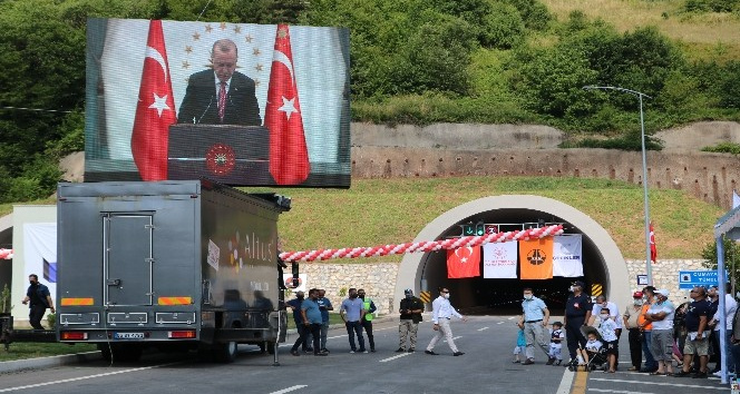 Bartın’daki yol açılışında konuşan Cumhurbaşkanı Erdoğan: