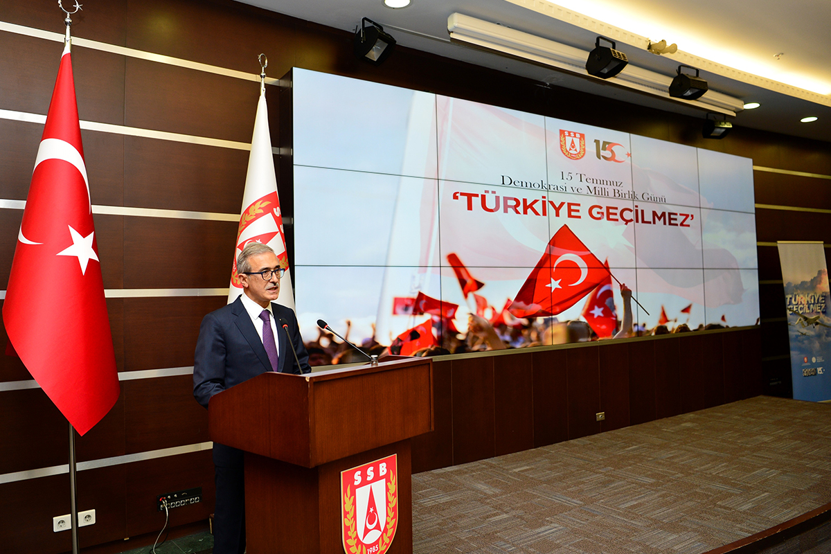 SSB’de 15 Temmuz Demokrasi Ve Milli Birlik Günü anma programı düzenlendi