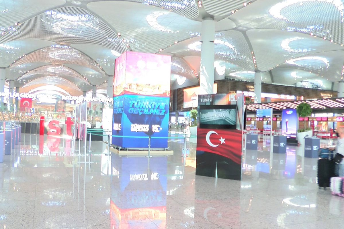 İstanbul Havalimanı’nda 15 Temmuz belgeseli