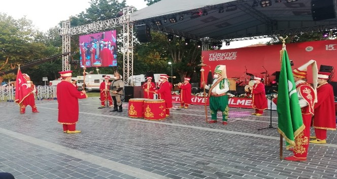 Beykoz’da düzenlenen anma programında 15 Temmuz şehitleri anıldı
