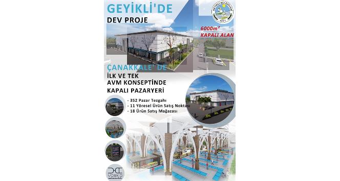 Geyikli kapalı pazar alanına kavuşuyor