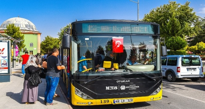 Malatya’da belediye otobüsleri bayramın 1’inci ve 2’inci günü ücretsiz