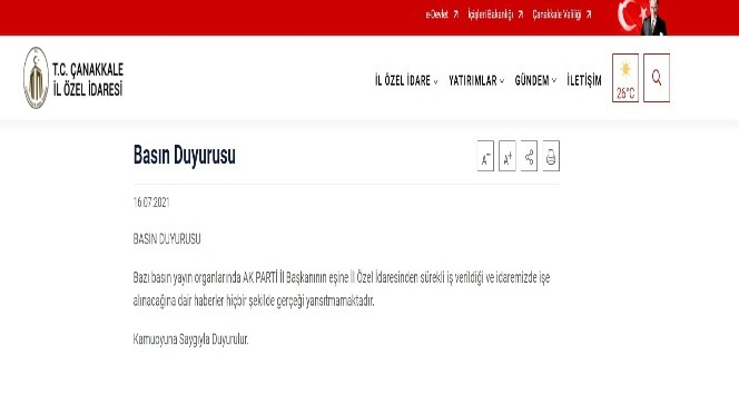 Başkan Makas: "Ailem hakkında iftira atanlarla ilgili yasal süreci başlattık"