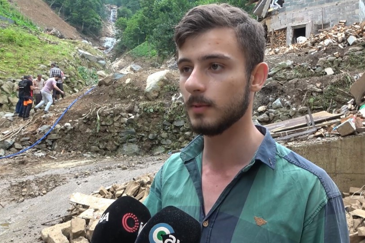Rize'de sel felaketinin tanıkları korku dolu anlarını anlattı