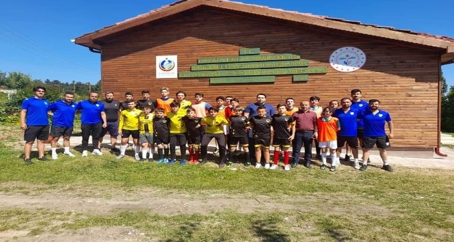 Eko Turizm ve Eğitim kampında Bursaspor Futbol Okulu eğitime başladı