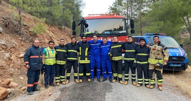 Akkuyu Nükleer A.Ş. ekipleri de Aydıncık’taki söndürme çalışmalarına katıldı