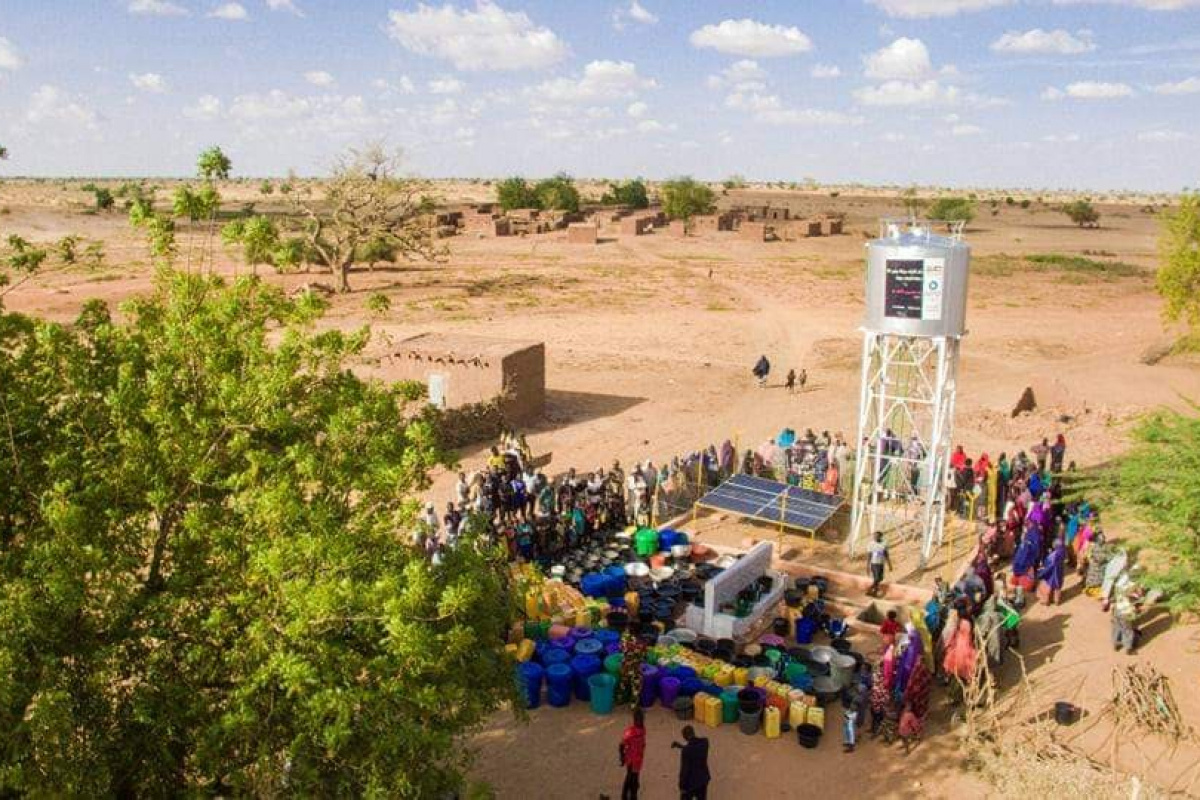 Nijer’in başkenti Niamey’de su kuyusu açıldı