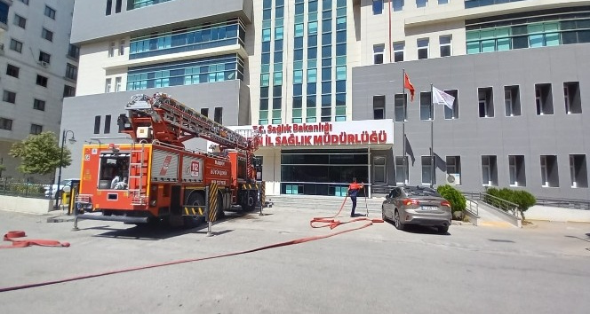Mardin İl Sağlık Müdürlüğünde yangın