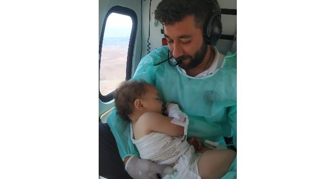Ambulans helikopterde görevli ATT, Türkiye’nin ikinci defa içini ısıttı