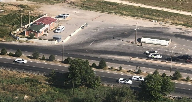 Uşak’ta bayram trafiği havadan denetlendi