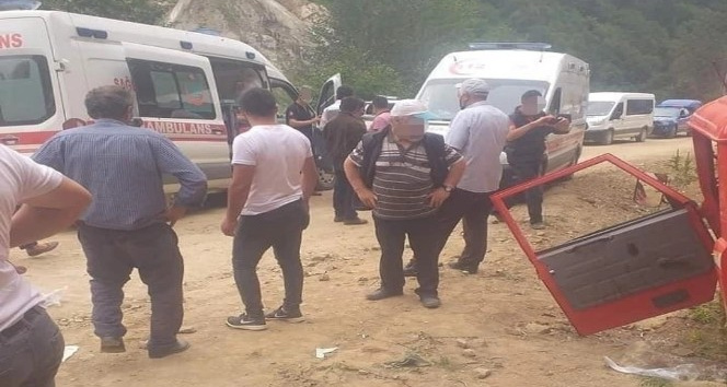 Giresun’da trafik kazası: 4 yaralı