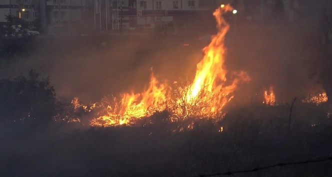 Kırıkkale’de MKE arazinde yangın