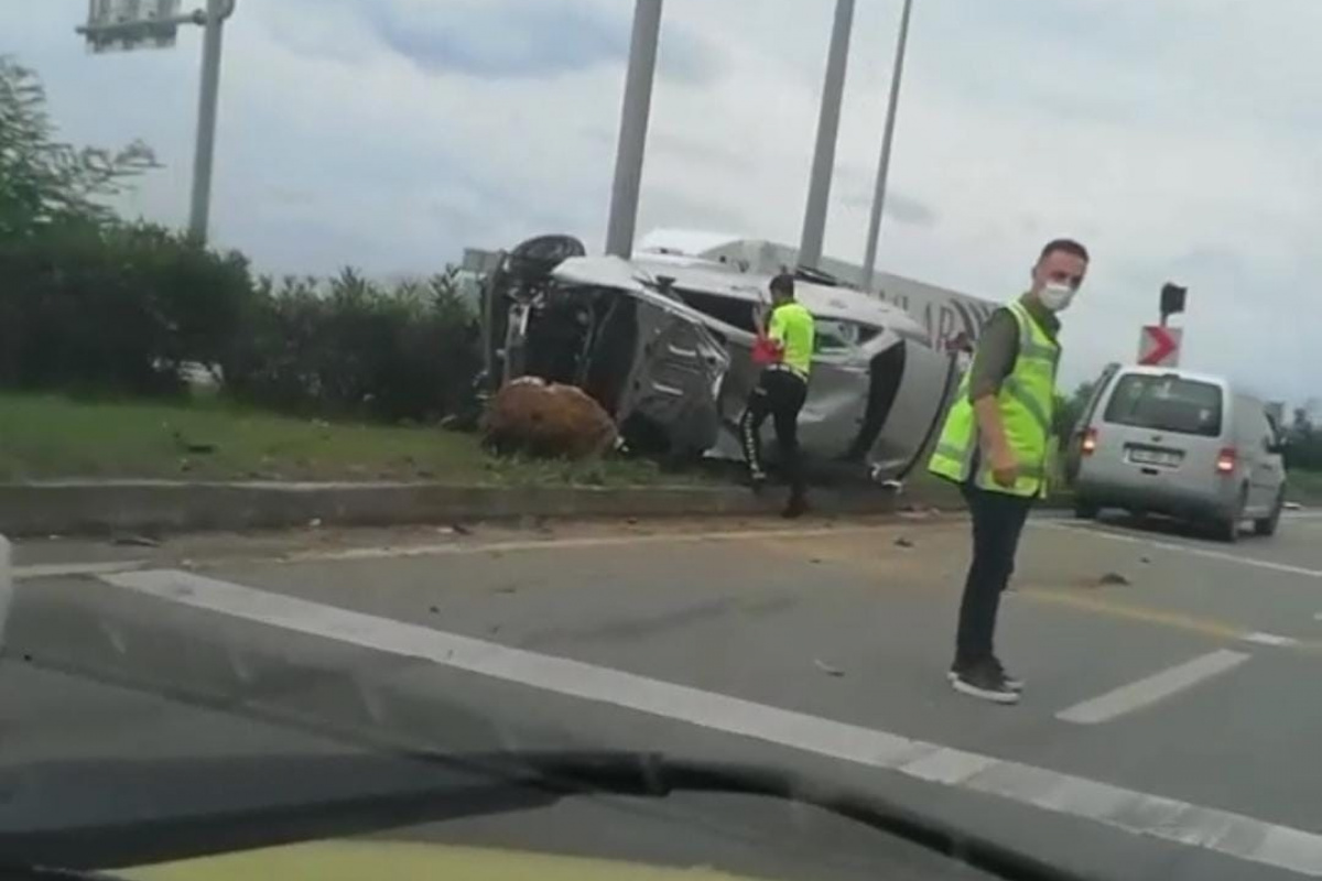 Rize’de trafik kazası: 7 yaralı