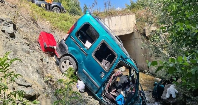 Zonguldak’ta trafik kazası: 4’ü çocuk 8 yaralı