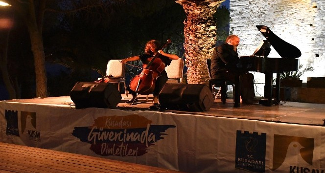 Genç sanatçılar Güvercinada’da konser verdi
