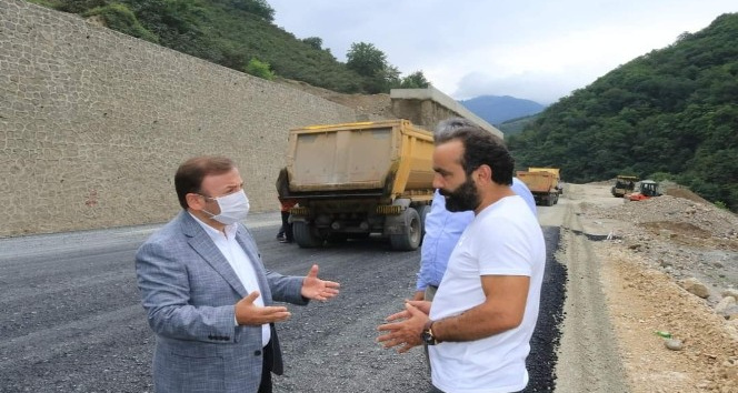 Giresun-Dereli yolu tamamlandığında 8 kilometre kısalmış olacak