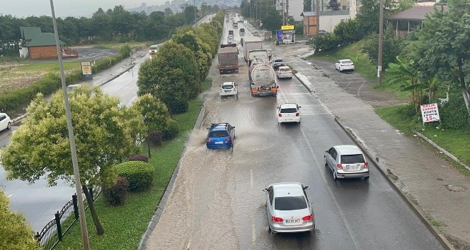 Ordu’da sağanak tedirgin etti