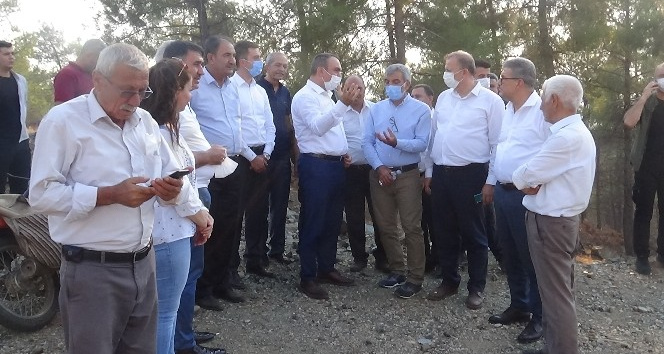 Kilis’teki orman yangınında en büyük korku rüzgar